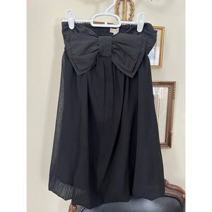 NWOT Silence + Noise Bow Dress Sz XS